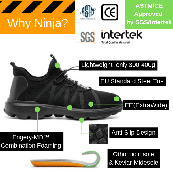 Why Ninja Ultralight™？ Not Boots?