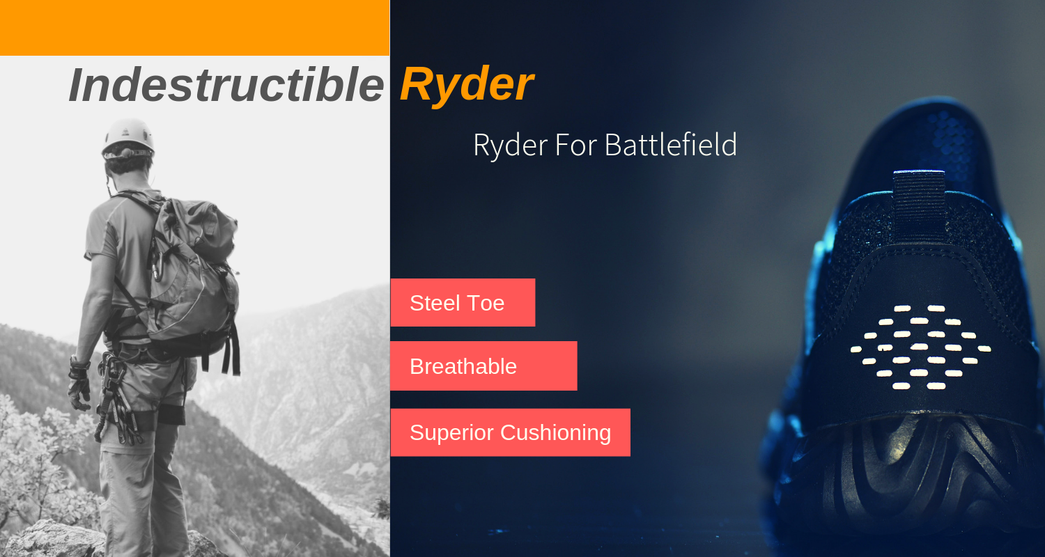 Indestructible ryder 2025 steel toe